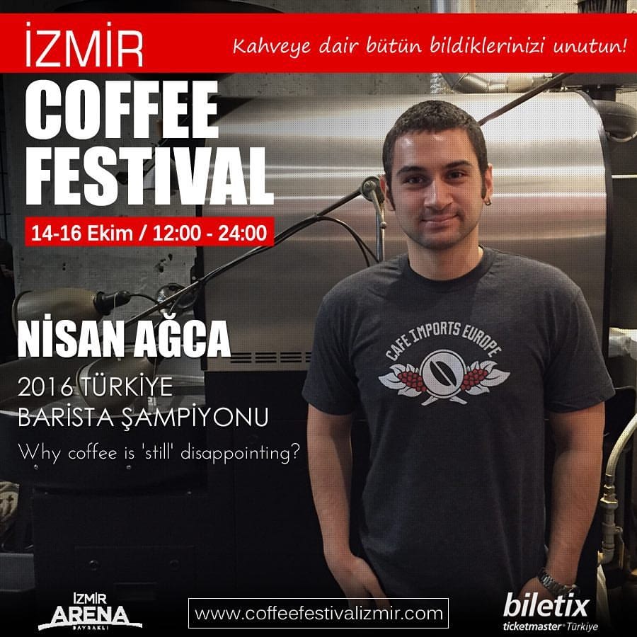 İzmir Kahve Festivali Nisan Ağca